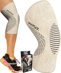 Physix Gear Knee Compression Sleeve for Men & Women - Best Compression Knee Brace for Walking, Running, Gym, Basketball, Weightlifting,Workout, Sports - Knee Sleeves Support Compression & Stability