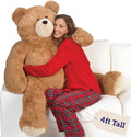 | Giant Stuffed Animal | Eco Friendly Big Teddy Bear, Stuffed in Vermont USA | 4 FT | Plush Gift for Kids & Adults | Big Bear Collection